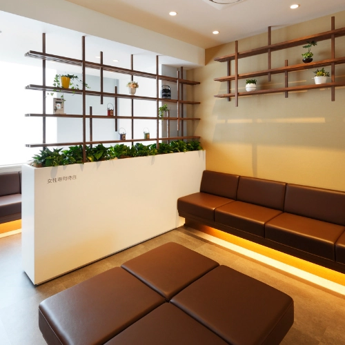 やすだ泌尿器科クリニックの女性専用待合室の写真