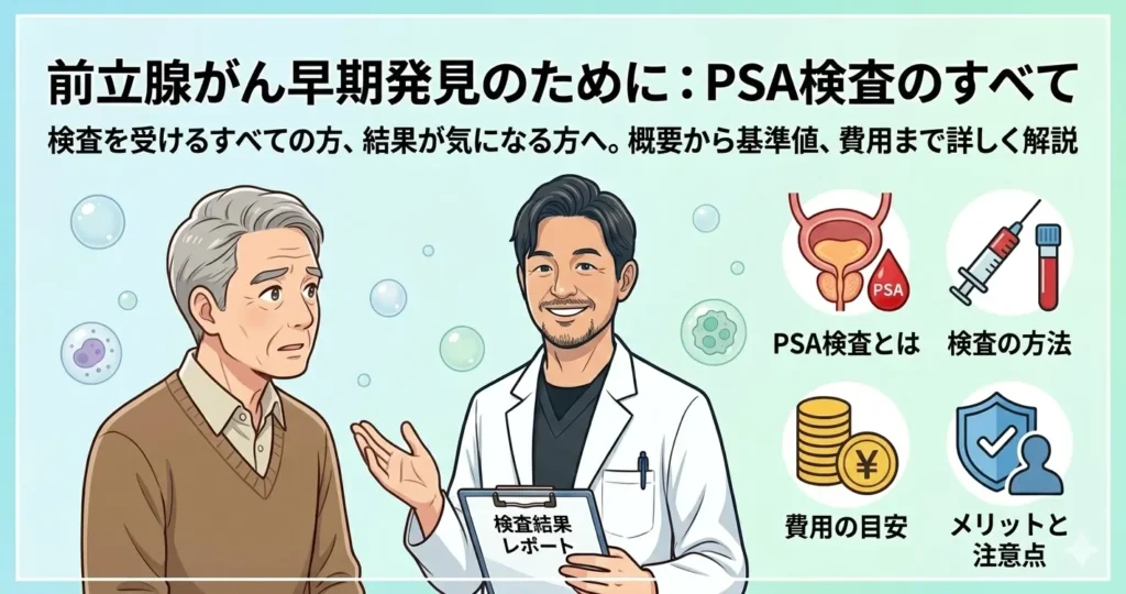 PSA検査を受けましょう